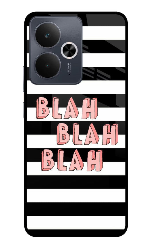 Blah Blah Blah Realme 14T 5G Glass Case