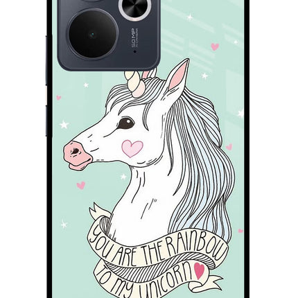 Unicorn Wallpaper Realme 14T 5G Glass Case