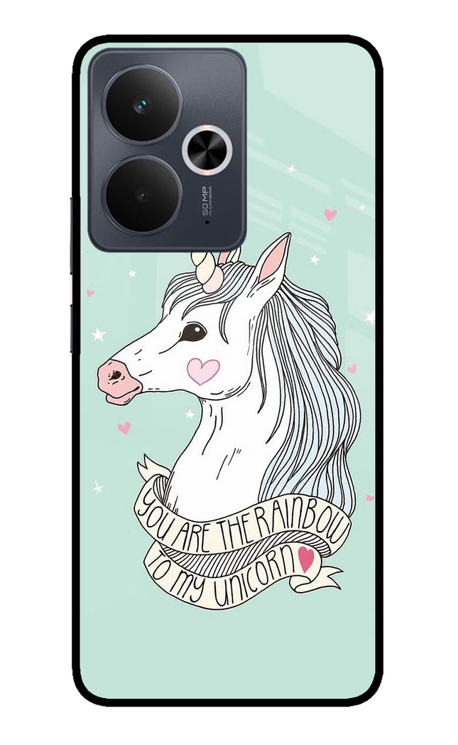 Unicorn Wallpaper Realme 14T 5G Glass Case