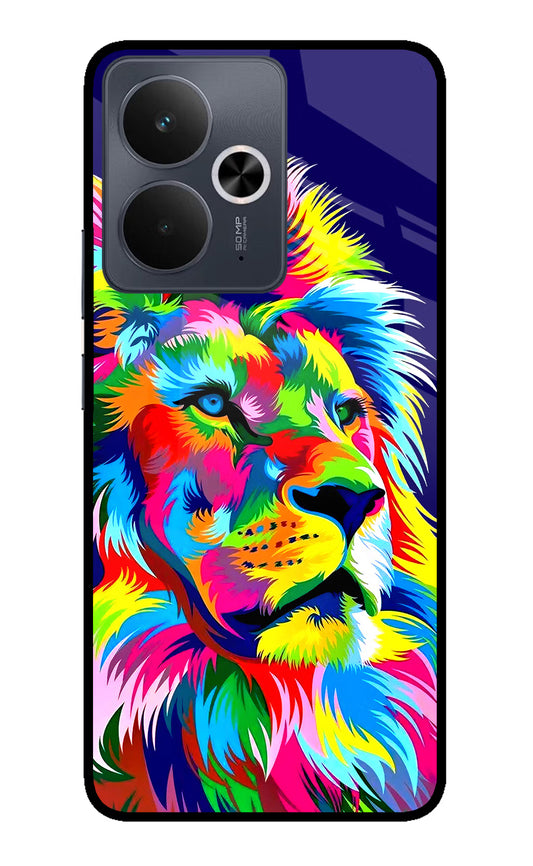 Vector Art Lion Realme 14T 5G Glass Case