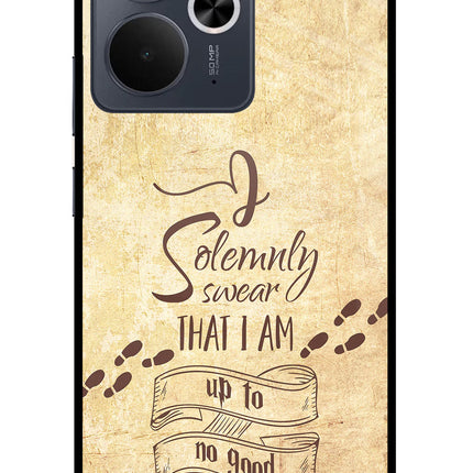 I Solemnly swear that i up to no good Realme 14T 5G Glass Case
