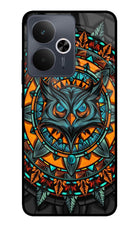 Angry Owl Art Realme 14T 5G Glass Case