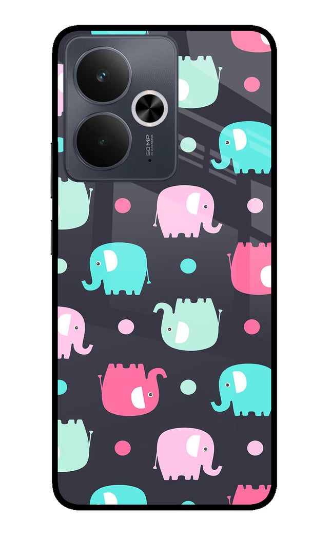 Elephants Realme 14T 5G Glass Case