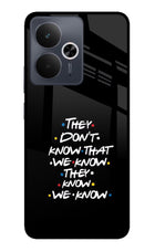 FRIENDS Dialogue Realme 14T 5G Glass Case