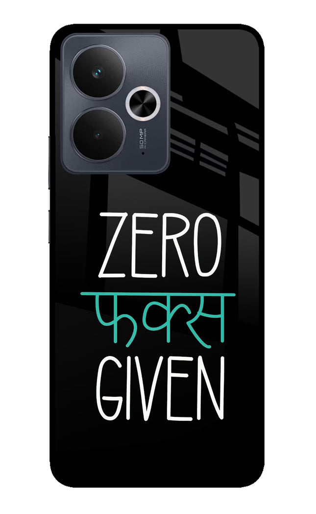 Zero Fucks Given Realme 14T 5G Glass Case