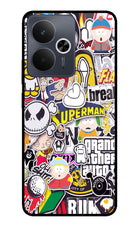 Sticker Bomb Realme 14T 5G Glass Case