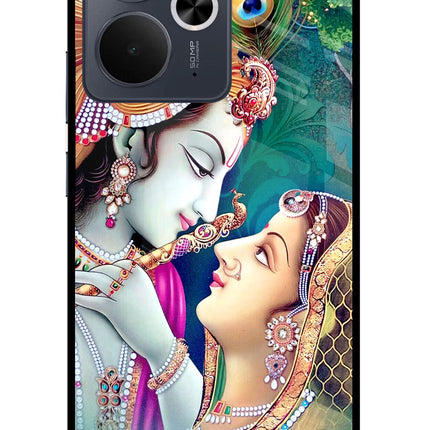 Lord Radha Krishna Realme 14T 5G Glass Case