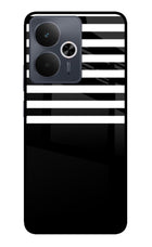 Black and White Print Realme 14T 5G Glass Case