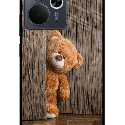 Teddy Wooden Realme 14T 5G Glass Case