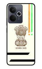 Satyamev Jayate Brown Logo Realme 14T 5G Glass Case