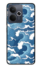 Blue Waves Realme 14T 5G Glass Case