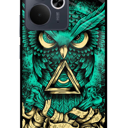 Green Owl Realme 14T 5G Glass Case