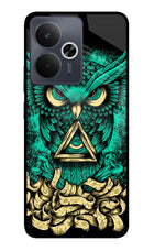 Green Owl Realme 14T 5G Glass Case