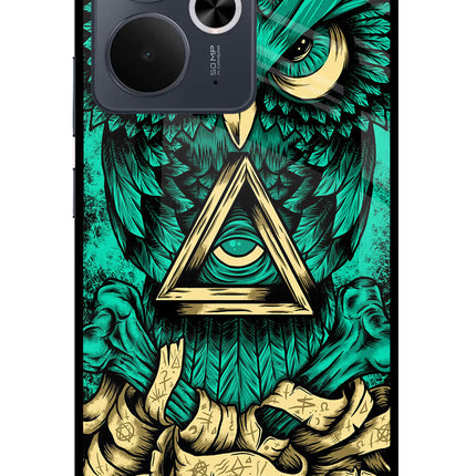 Green Owl Realme 14T 5G Glass Case