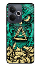 Green Owl Realme 14T 5G Glass Case