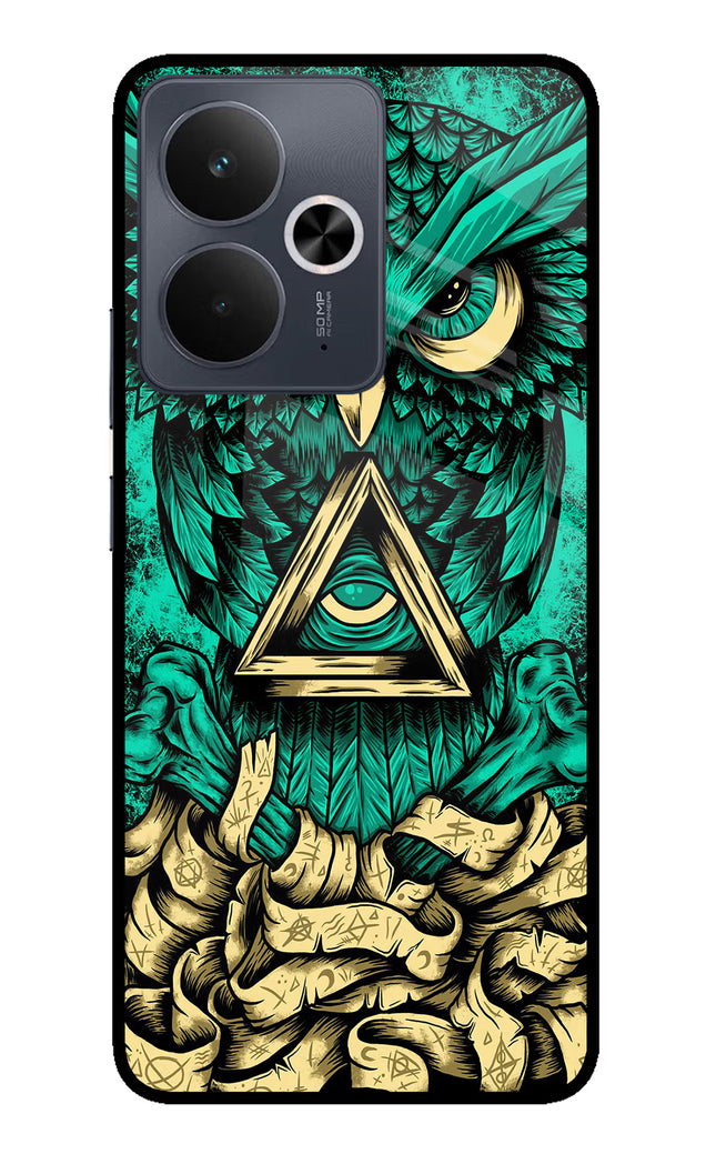 Green Owl Realme 14T 5G Glass Case