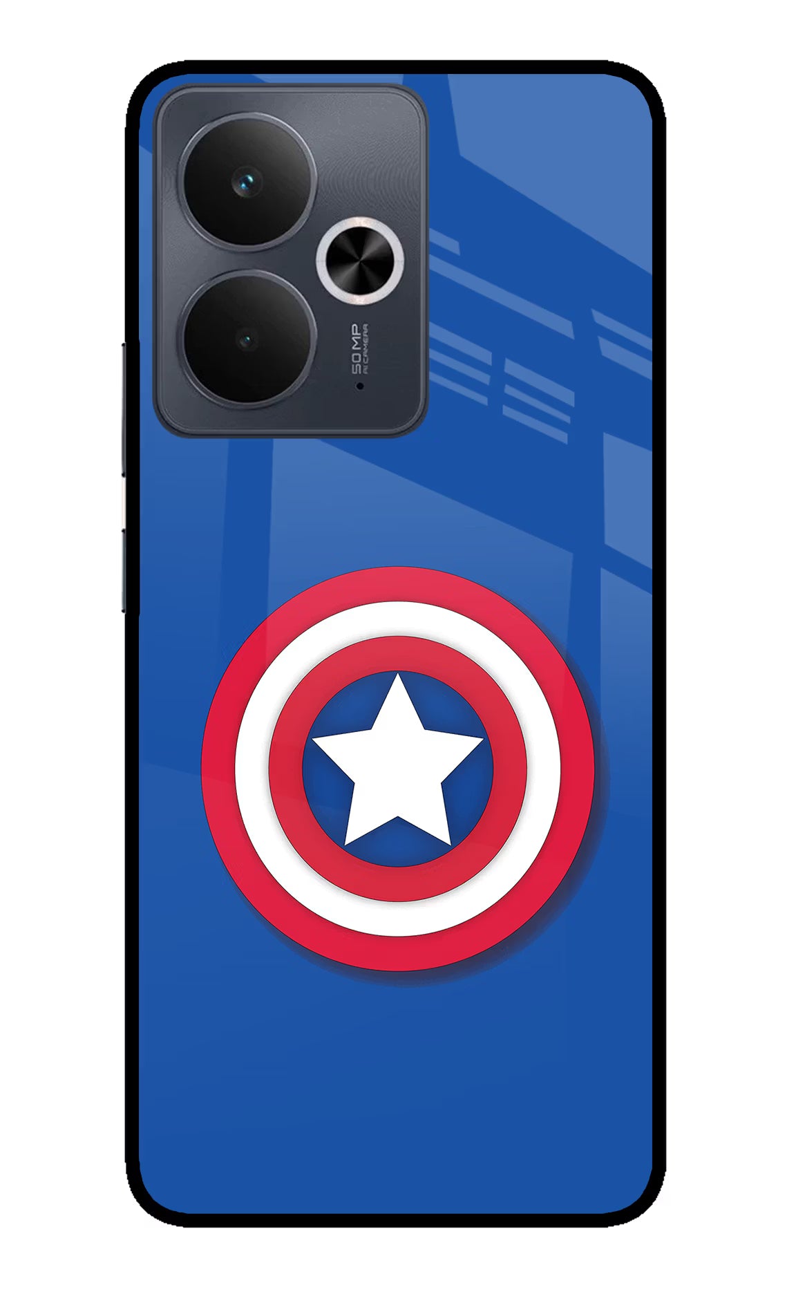 Shield Realme 14T 5G Glass Case Back Cover by Casekaro