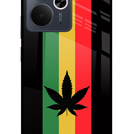 Weed Flag Realme 14T 5G Glass Case