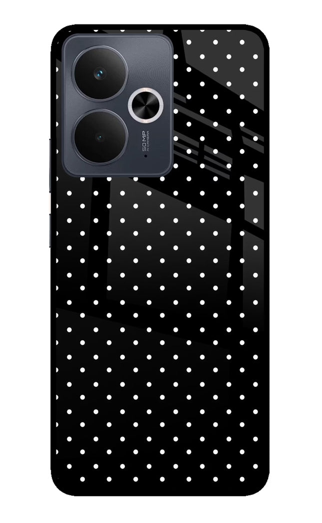 White Dots Realme 14T 5G Glass Case