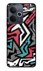 Geometric Graffiti Realme 14T 5G Glass Case