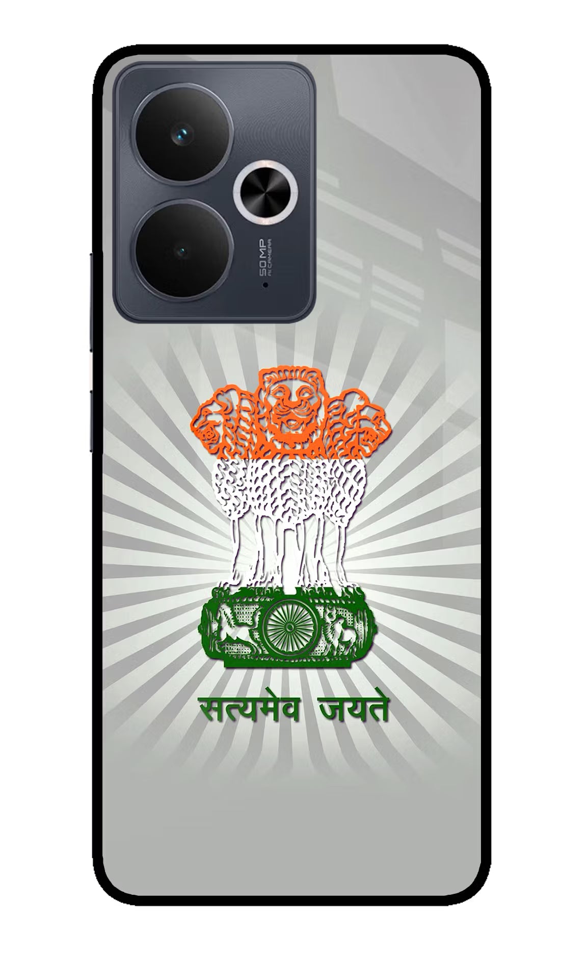 Satyamev Jayate Art Realme 14T 5G Glass Case
