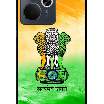 Satyamev Jayate Flag Realme 14T 5G Glass Case