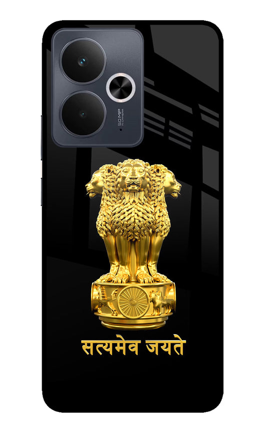 Satyamev Jayate Golden Realme 14T 5G Glass Case