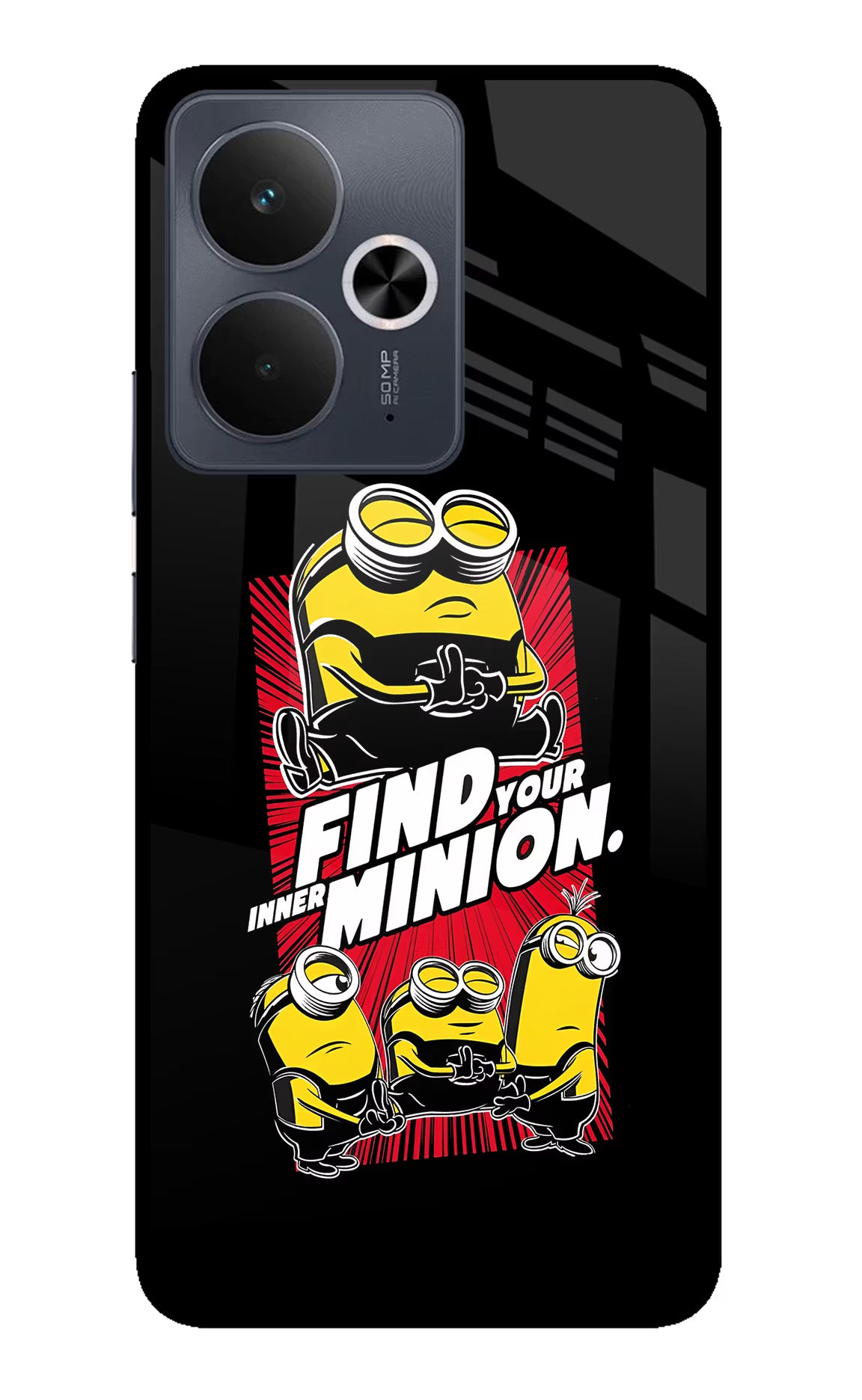 Find your inner Minion Realme 14T 5G Glass Case