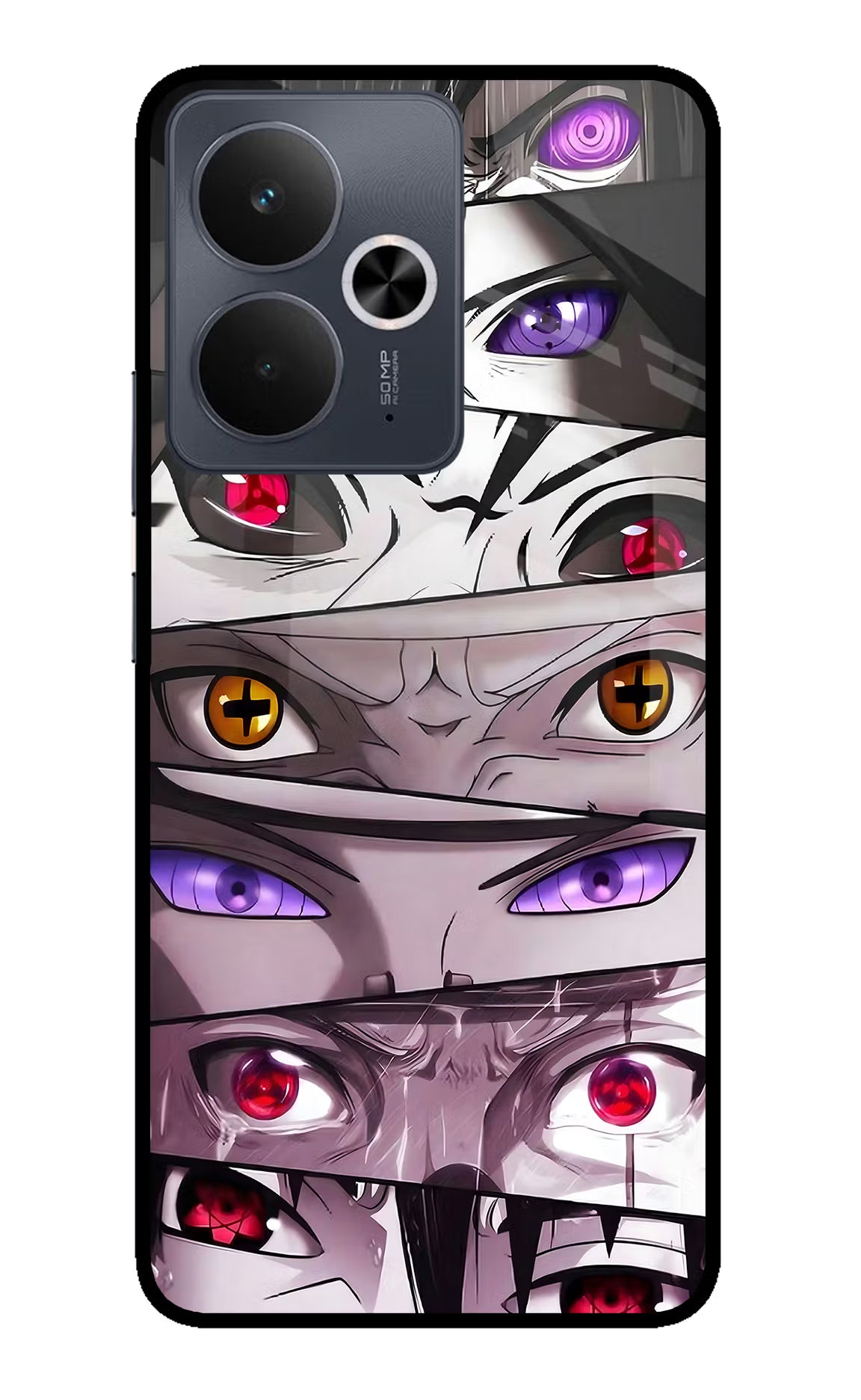 Naruto Anime Realme 14T 5G Glass Case Back Cover by Casekaro
