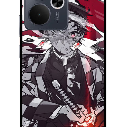 Demon Slayer Realme 14T 5G Glass Case