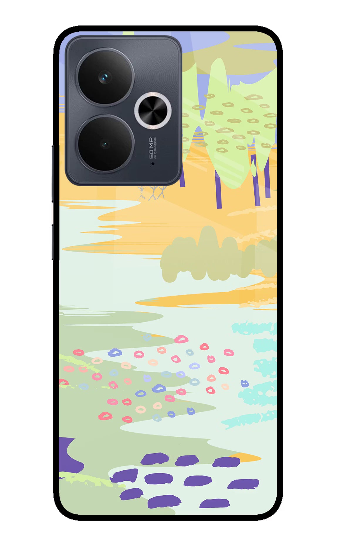 Scenery Realme 14T 5G Glass Case