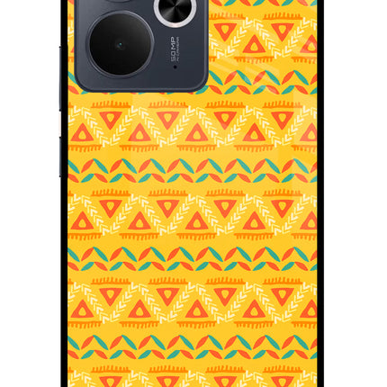 Tribal Pattern Realme 14T 5G Glass Case