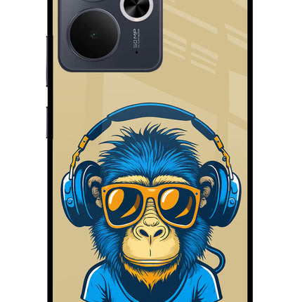 Monkey Headphone Realme 14T 5G Glass Case