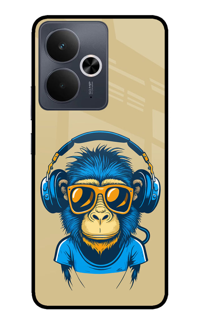 Monkey Headphone Realme 14T 5G Glass Case