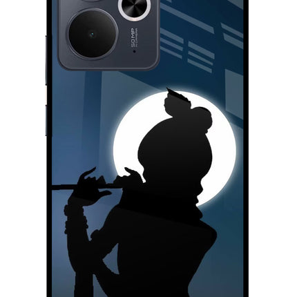 Shri Krishna Silhouette Realme 14T 5G Glass Case