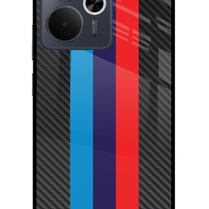 BMW Stripes Pattern Realme 14T 5G Glass Case