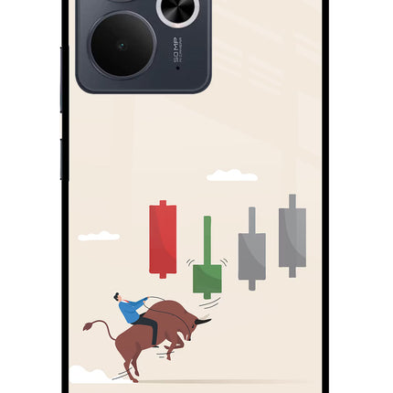 Bull Trading Momentum Realme 14T 5G Glass Case