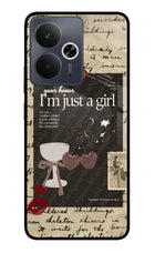 I am just a girl Realme 14T 5G Glass Case