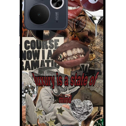 Luxury Realme 14T 5G Glass Case
