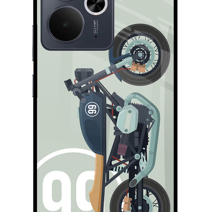 Classic Cafe Racer 99 Realme 14T 5G Glass Case