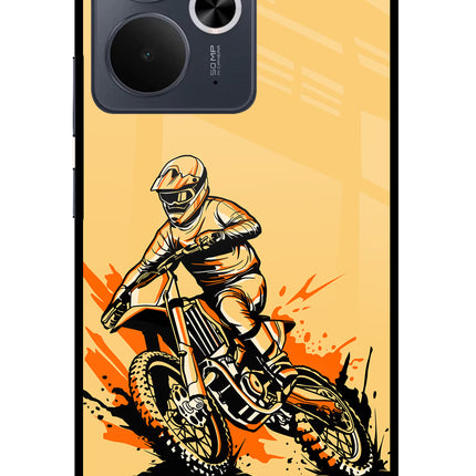 Off-Road Fury Realme 14T 5G Glass Case Back Cover by Casekaro