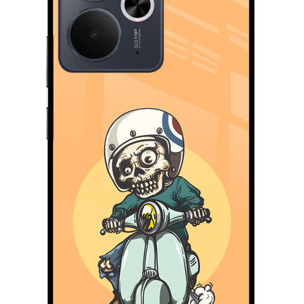 Undead Biker Realme 14T 5G Glass Case
