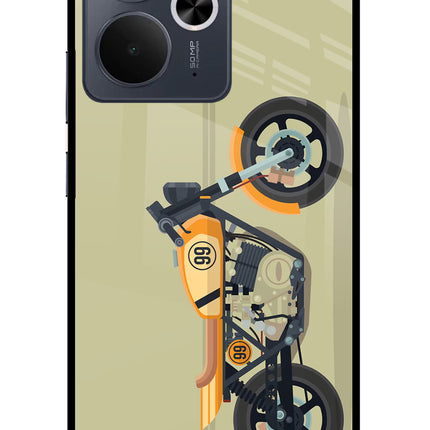 Vertical Speedster Realme 14T 5G Glass Case