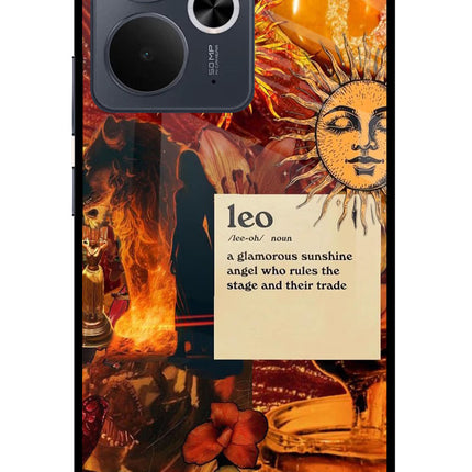 Leo Zodiac Realme 14T 5G Glass Case