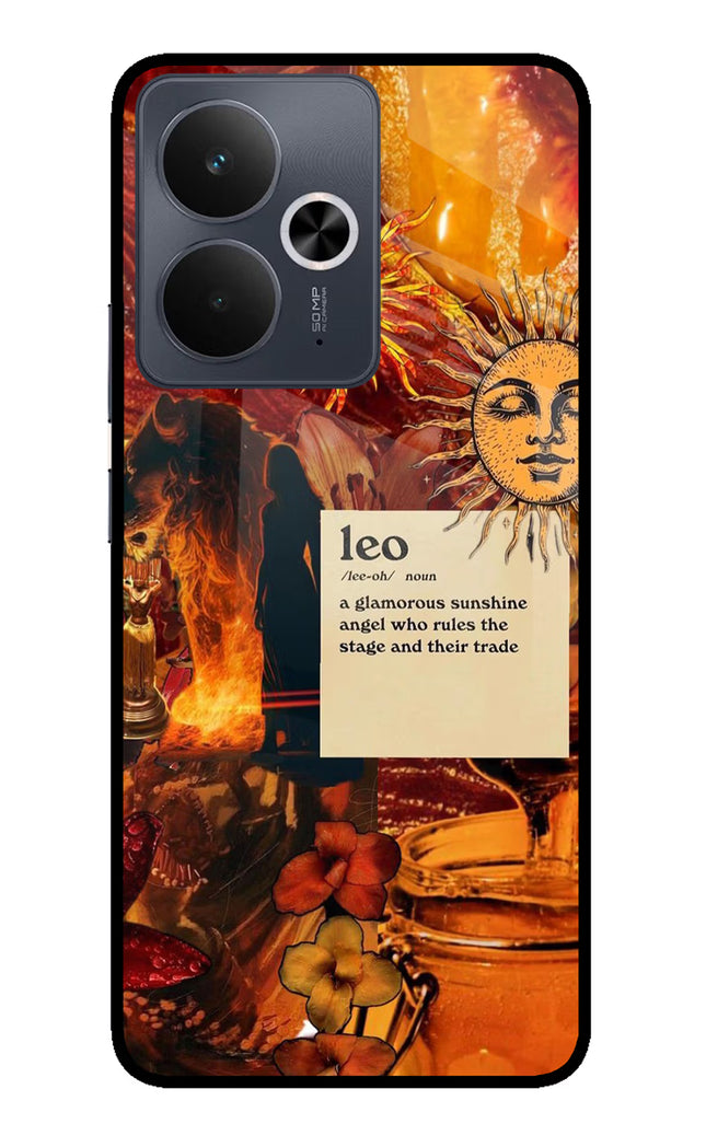 Leo Zodiac Realme 14T 5G Glass Case