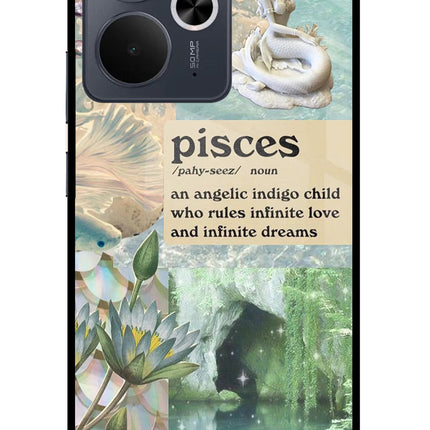 Pisces Zodiac Realme 14T 5G Glass Case