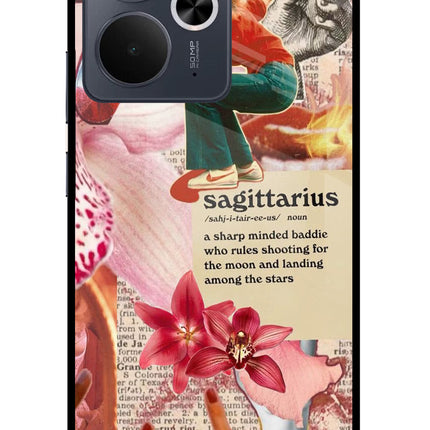 Sagittarius Zodiac Realme 14T 5G Glass Case