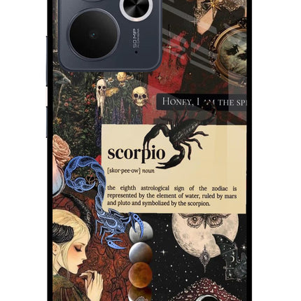 Scorpio Zodiac Realme 14T 5G Glass Case