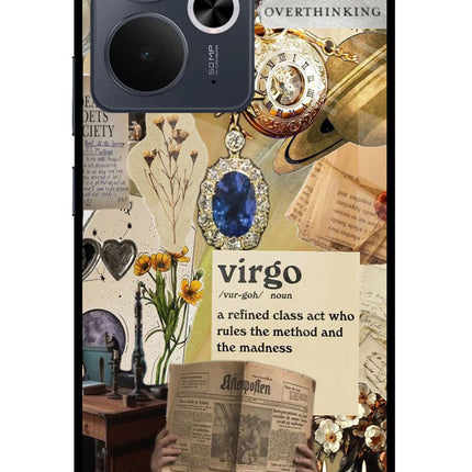 Virgo Zodiac Realme 14T 5G Glass Case Back Cover by Casekaro