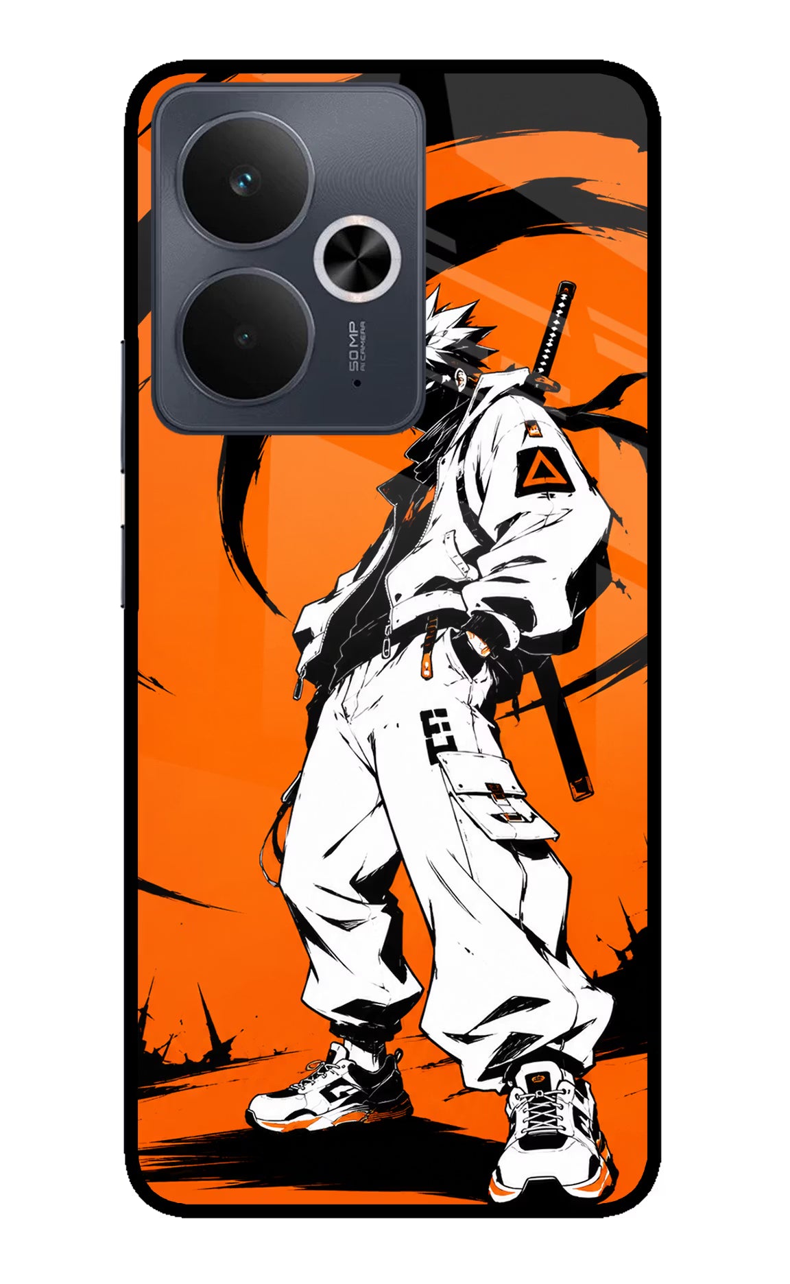 Street Samurai  Realme 14T 5G Glass Case
